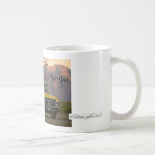 Gul rosmugg kaffemugg