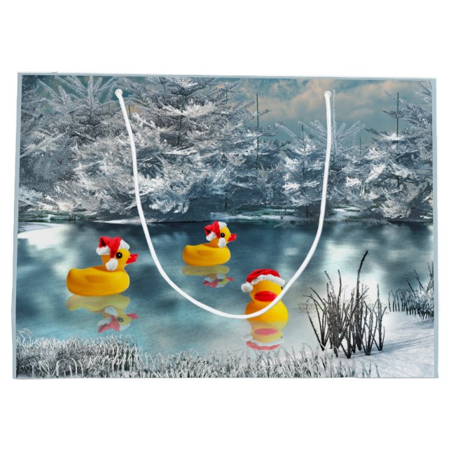 Gul Rubber Duckie jul (Baksidan)