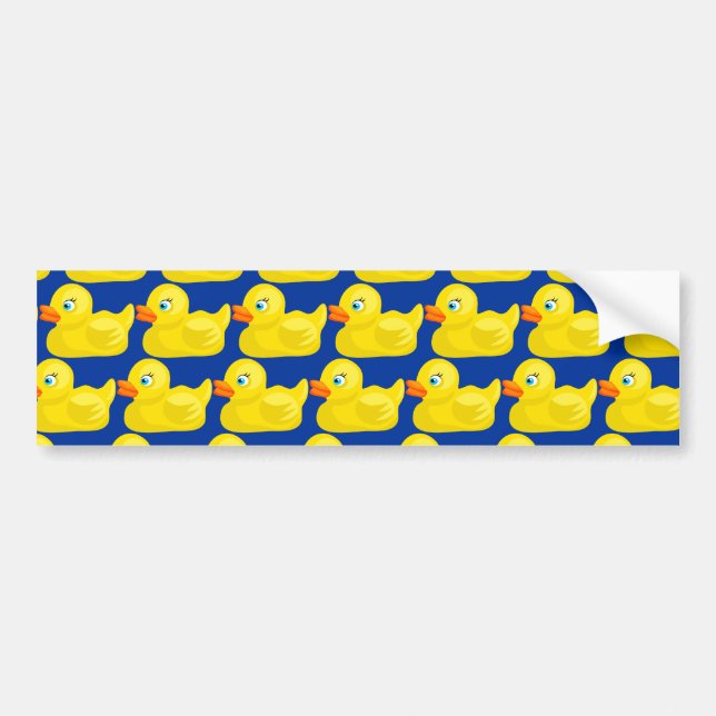 Gul Rubber Ducky tapetdesign för fantastisk Bildekal (Framsidan)