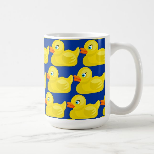 Gul Rubber Ducky tapetdesign för fantastisk Kaffemugg (Höger)