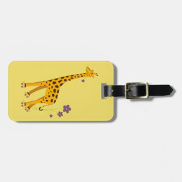 Gul rulle som åker skridskor bagagebricka