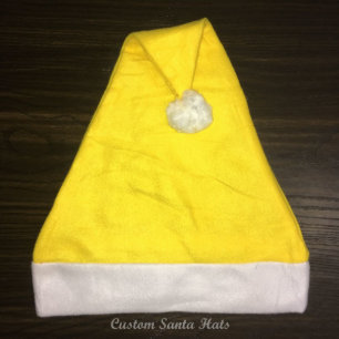 Gul Santa för ull hatt
