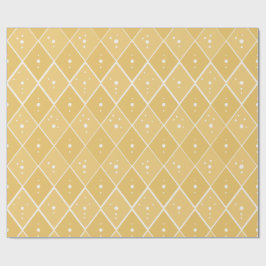 Gul Senap Diamant Modern Skandinavisk Presentpapper