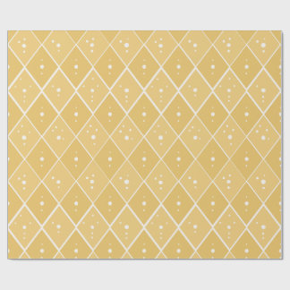 Gul Senap Diamant Modern Skandinavisk Presentpapper