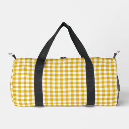 Gul senap karorad gingham retro färg