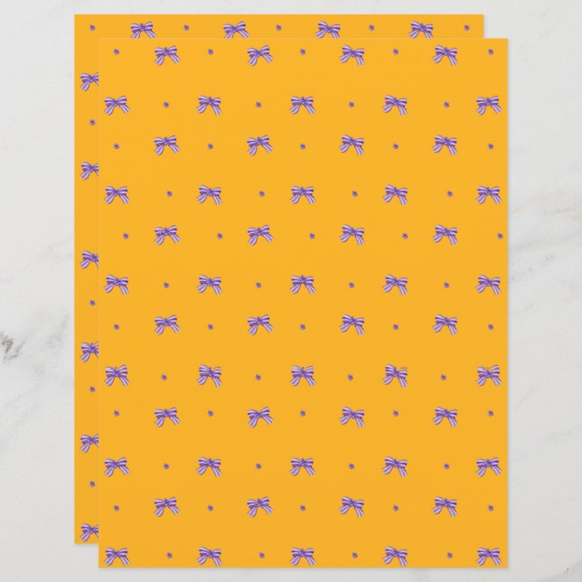 Gul senap med lila slingor och violer (Fram/baksida)