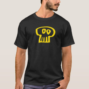 Gul skalle tee shirt