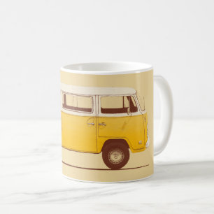 Gul skåpbil Florent Bodart Kaffemugg