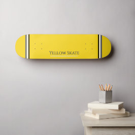 Gul skateboard
