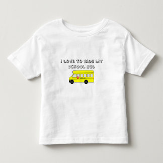 Gul skolbuss t shirt