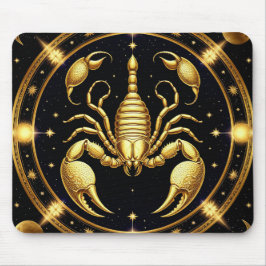 Gul Skorpion Zodiakdesign Musmatta