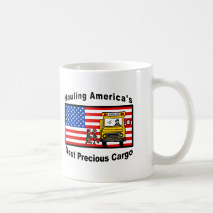Gul skräddarsy skolbussmugg - kaffemugg