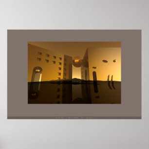 Gul skymning… poster