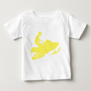 Gul-snomobilist T Shirt