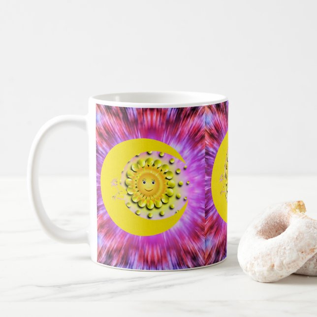 Gul Sol Måne, Rosa Mugg (Med munk)