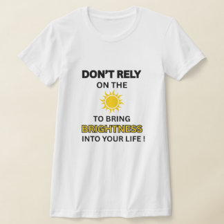 Gul Sol Vit INRE FRED, Kvinnors Motiverande T Shirt