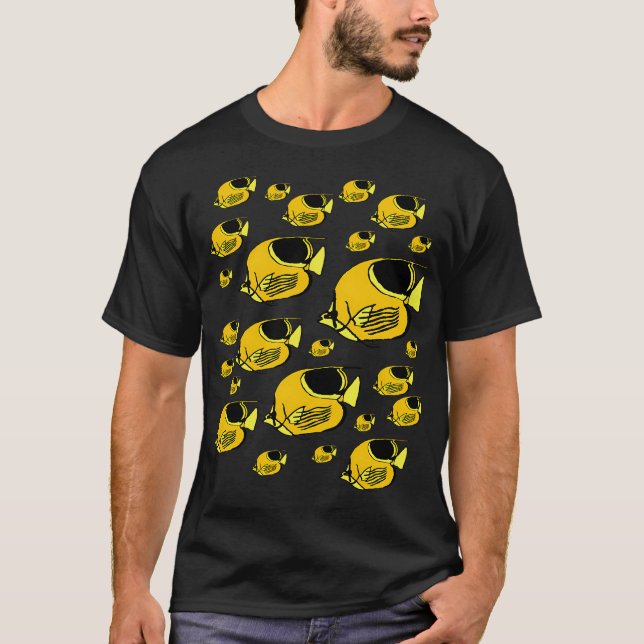 Gul Solfisk T Shirt (Framsida)