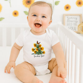 Gul solros "Trädgårdstjej" T Shirt
