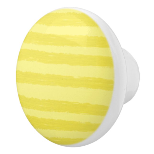 Gul Solsken Vattenfärg Ränder  Knopp (Höger)
