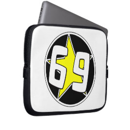 Gul stjärna 69  laptop fodral