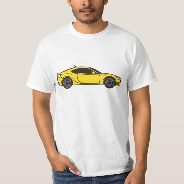 Gul stor BRZ T-shirt (Framsida)