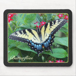 Gul Swallowtail fjäril Mousepad Musmatta