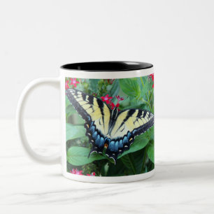 Gul Swallowtail fjärilsmugg Två-Tonad Mugg