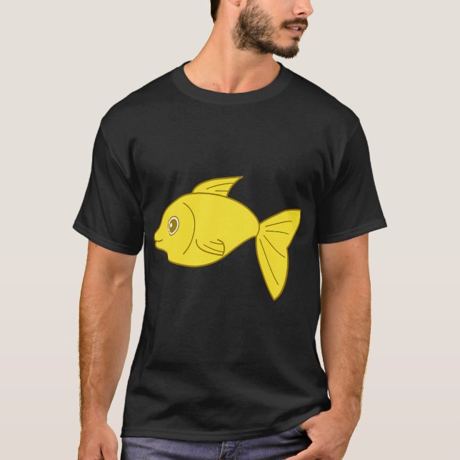 gul t shirt (Framsida)