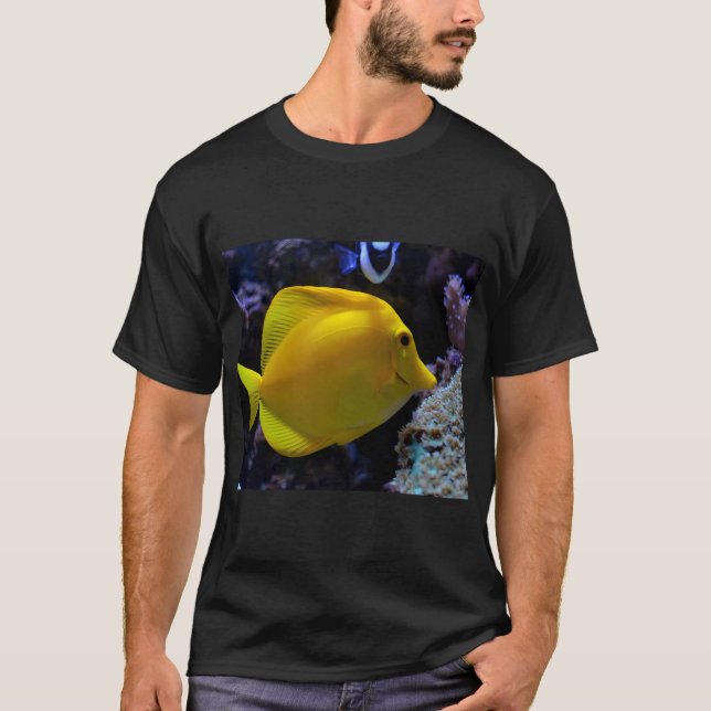 Gul tang tropisk fisk t shirt (Framsida)