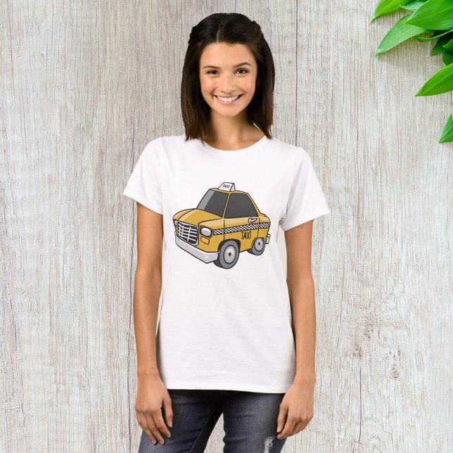 Gul Taxi Stadstransport T Shirt (Skapare uppladdad)