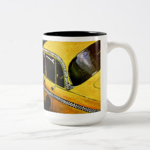 Gul taximugg Två-Tonad mugg