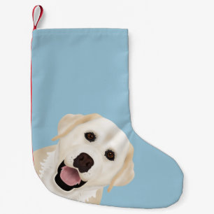 gul tecknad för labrador retriever liten julstrumpa