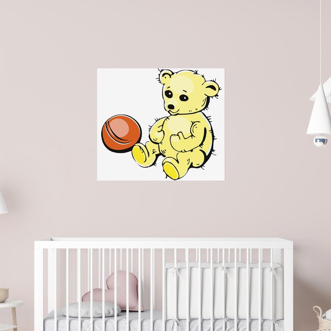 Gul Teddybjörn Poster (Skapare uppladdad)