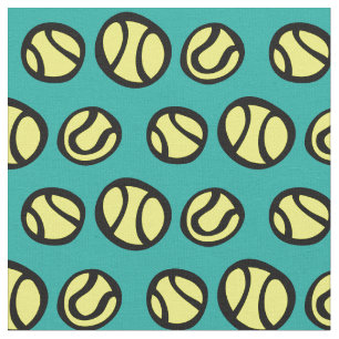 Gul tennisbollsmönster gör-det-själv textil tyg