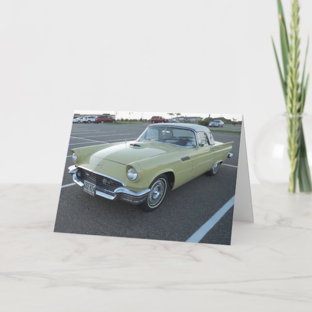 "Gul Thunderbird" Snart Bättre Kort (Framsida)
