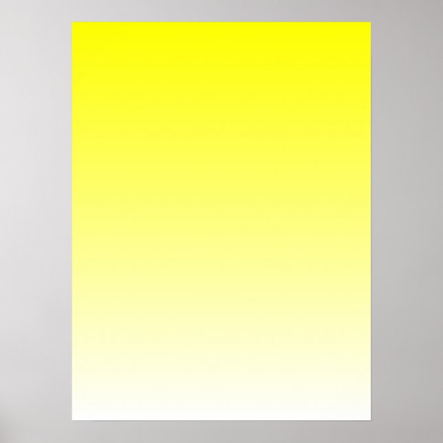 Gul till vit gradient poster (Framsidan)