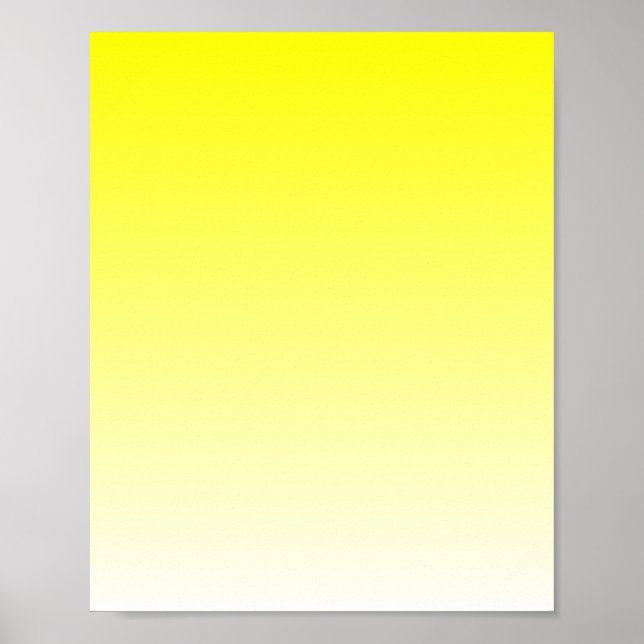 Gul till vit gradient poster (Framsidan)
