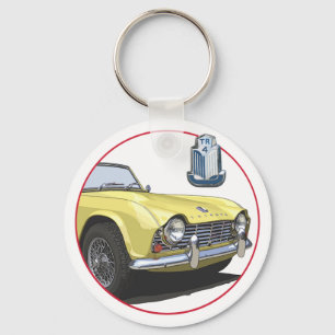 Gul TR4 Nyckelring