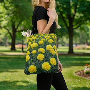 Gul Tulpan Totebag Tygkasse