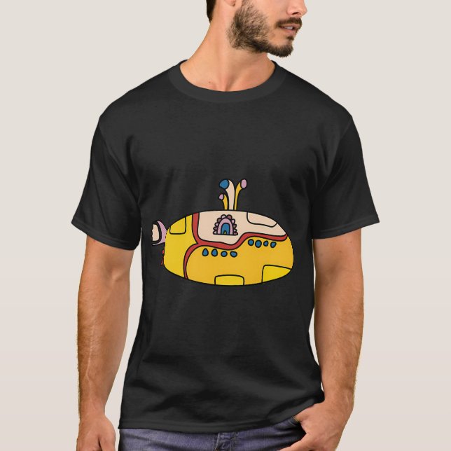 Gul ubåt t shirt (Framsida)