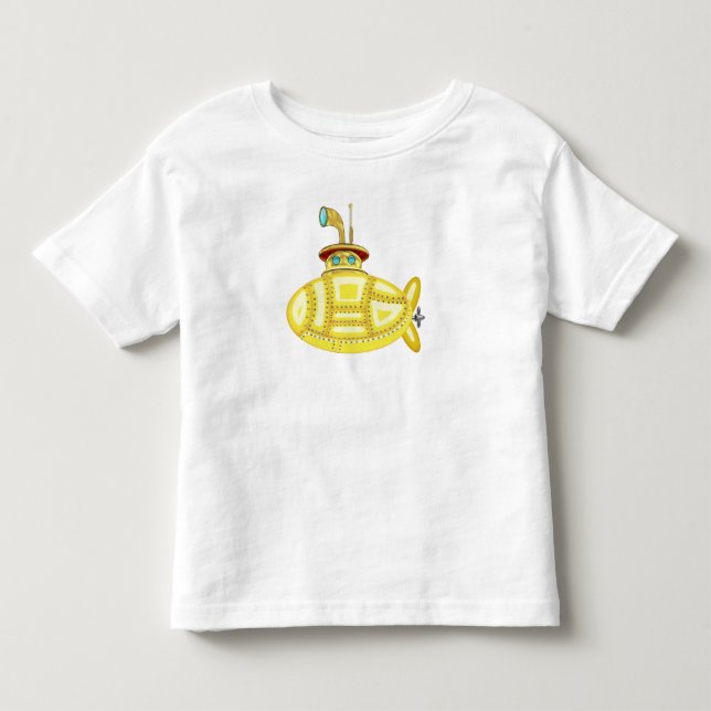 Gul ubåt tee shirt (Framsida)