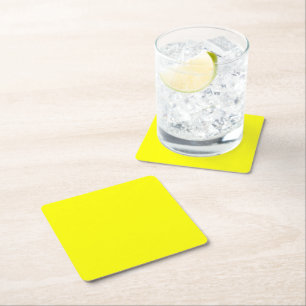 Gul Underlägg Papper Kvadrat