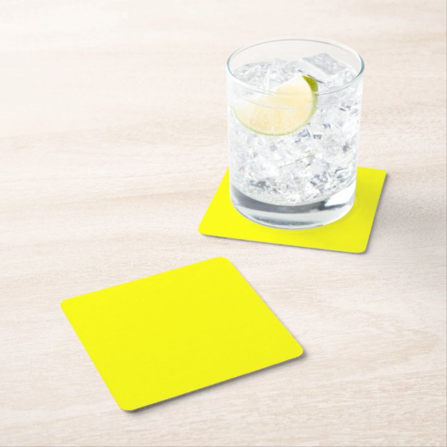 Gul Underlägg Papper Kvadrat (Insitu)