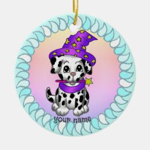 Gul-uppy-hund ornament