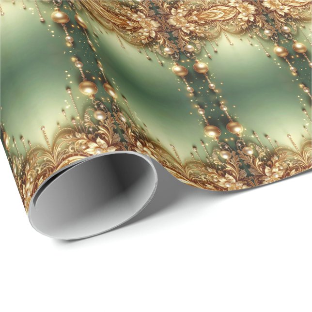 Gul utsmyckning Julpresentpapper Presentpapper (Rullad Hörn)