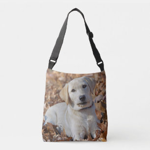 Gul valp för Labrador Retriever Axelväska
