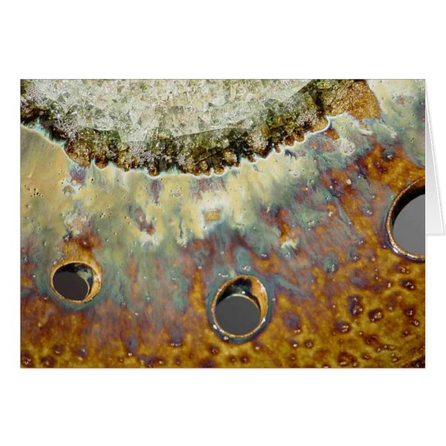 Gul vår hälsningskort (Framsidan Horizontal)