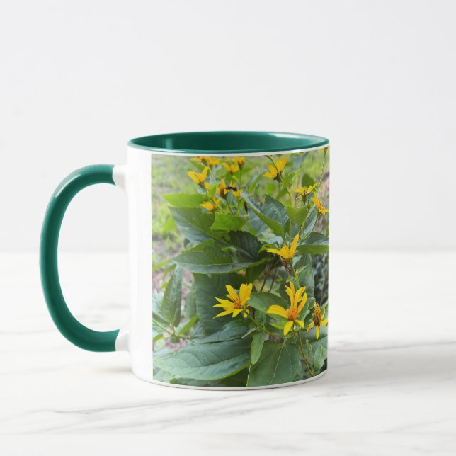 Gul Vilda Blommor Mugg (Vänster)