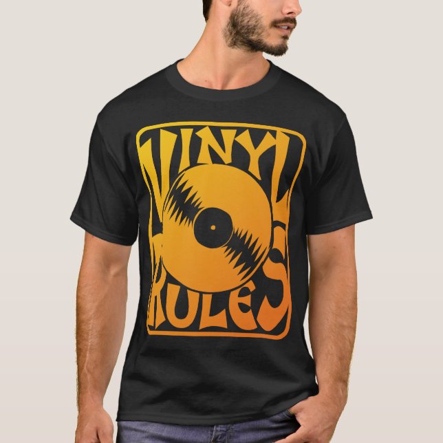 Gul vinylregler, ok? tröja (Framsida)