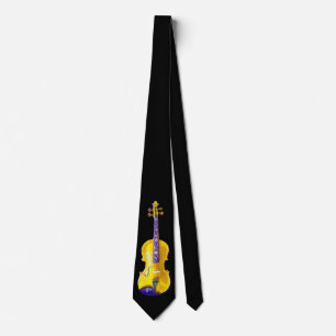 GUL VIOLIN--TIE-ONSVART SLIPS